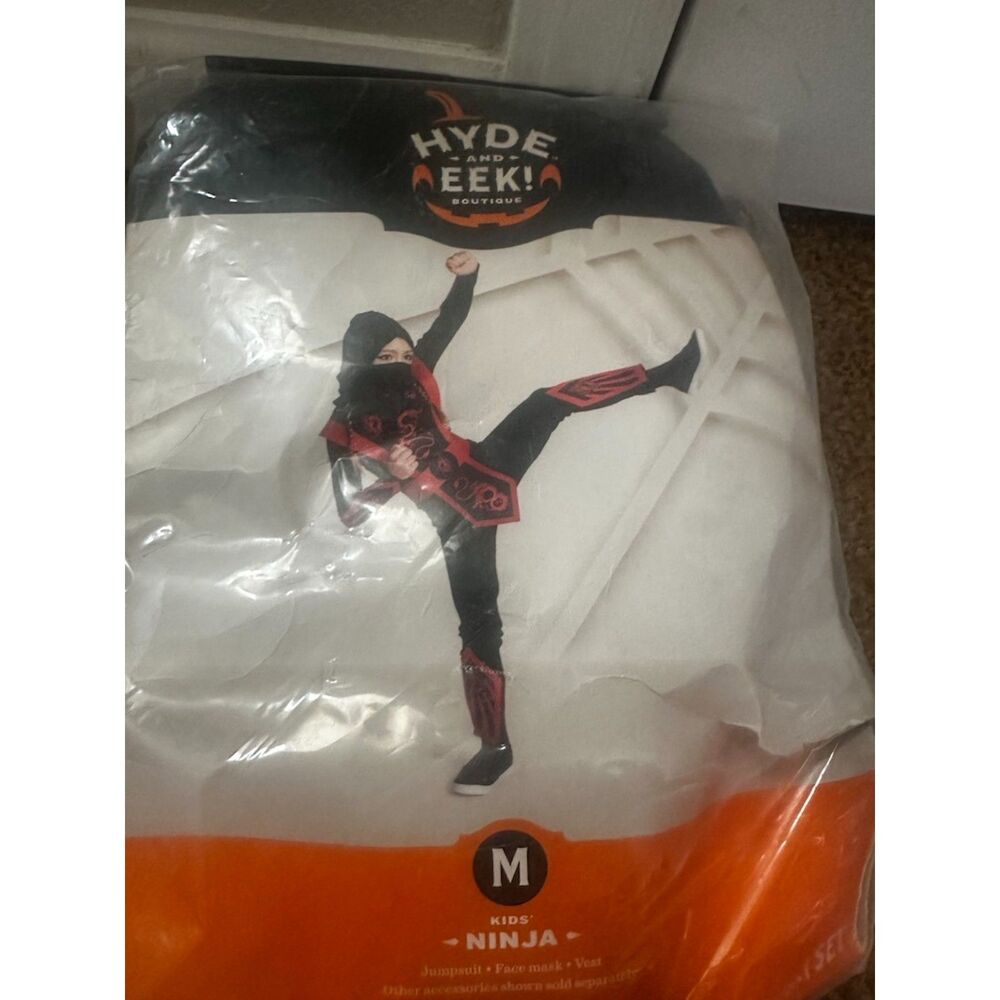 Hyde and Eek Girl Ninja Costume Size Medium